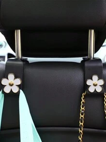 2 piezas Ganchos creativos y lindos de dibujos animados para el respaldo del asiento del coche, ganchos multifuncionales para el coche, la dirección es aleatoria - Unitalla - Ver 13