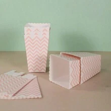 Set de 12 cajas de regalo con diseño de caja de palomitas, suministros de repostería, obsequios para fiestas, cajas para caramelos, envasado de chocolate, regalos para fiestas, decoraciones de cumpleaños, decoraciones de boda, suministros para fiestas - Multicolor - Ver 10