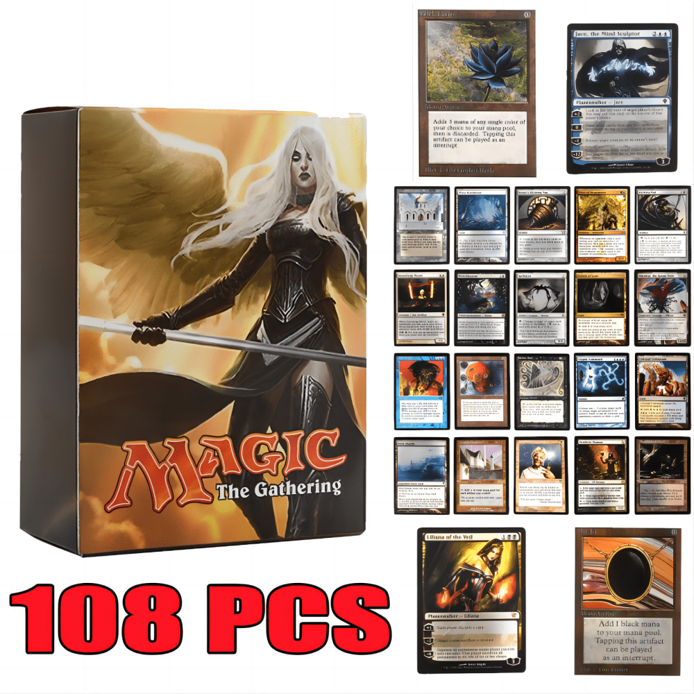 108pcs Blue Core Magic The Gathering Cards P9 Dual Land Fetch Land Shock Lands MTG Proxy Cards