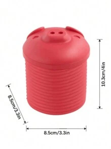1pc Silicone Piggy Shaped Bacon Grease Strainer, Oil Collector, Kitchen Bacon Fat Storage Container