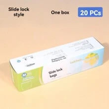 10 piezas Bolsas con cierre hermético para alimentos, bolsas para mantener frescos vegetales y frutas, extienden la conservación de los alimentos, aplicable para almacenamiento categorizado, bolsas de almacenamiento para refrigerador, disponibles en sets de 10 piezas/15 piezas/20 piezas/25 piezas - Multicolor - Ver 11