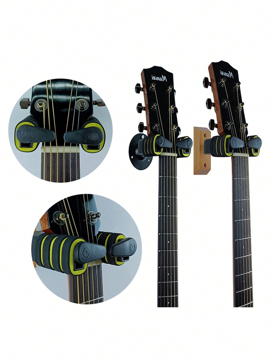 Lot De 5 Crochets De Fixation Murale Pour Guitare Compatible Avec