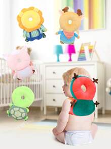 1 套婴儿玩具、婴儿头部保护垫背包，适合行走和爬行、学步车保护幼儿可调节婴儿头部保护垫背包，适合爬行、男孩和女孩、动物元素、海洋（8 种款式） - 彩色 - 查看 7