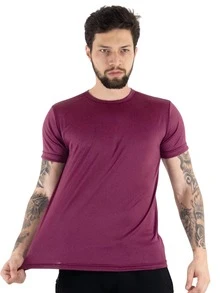 Kit 4 Camiseta Dry Fit Masculina Manga Curta Drifit Academia Corrida CrossFit Fitness Lisa Poliester Premium - Multicolorido - Visão 8