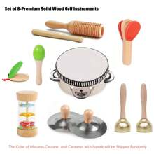 Wooden Orff Instruments: Maracas, Bells, Rain Maker, Tambourine, Castanet, Cymbal And Other Percussion Instruments,Tambourine,Maracas,Bells,Tamborines,Congas,Rain Drums
