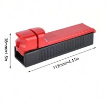 1 pieza Maquinilla de liar cigarrillos manual de plástico azul portátil de 8mm, máquina de liar cigarrillos manual, herramienta de liar deslizante, regalo para hombres