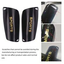 3pcs/Set High Elasticity Football Shin Guard Sleeve, Leg Pad, Anti-Slip Socks, Leg Sleeve, Sports Protective Equipment - Black - View 5