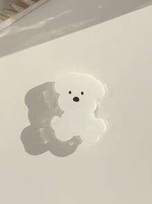 Soporte para teléfono móvil con forma de perro oso Kawaii de GUCADI, expandible y plegable, compatible con estuches de teléfono Apple, Honor, VIVO, OPPO, , Android, regalo para cumpleaños, familia, amigos, agarre de teléfono extensible y retráctil, accesorios para teléfono
