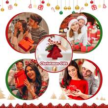 Campanas de árbol de Navidad, adornos colgantes, nuevas campanas colgantes de año nuevo, decoraciones navideñas, campana para puerta, campanas colgantes para coche, carillón de viento como regalo, apropiado para fiesta de Navidad, decoración interior de puerta, pared, coche - Multicolor - Ver 11