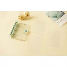 Student Mini 3-Ring Binder With PVC Transparent Cover, Portable Loose-Leaf Notebook Set - 3 Hole Pvc Binder - View 21