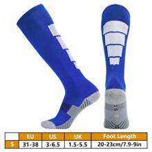 1 Paar dick gepolsterte Terry Hohe Fußball/Fußball Socken, Unisex Sport Socken für Aktivitäten wie Fechten, Reiten, Golf, American Football, Baseball, Skifahren