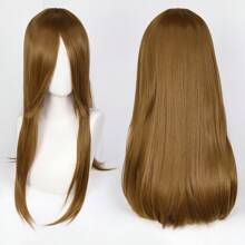 FULCRUM 24 Inch Pink Blue Green Black Anime Costume Long Straight Cosplay Wig Heat Resistant Synthetic Fibers Wig For Party Halloween Christmas