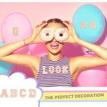 1/26 件雪尼尔 A-Z 金边字母刺绣补丁，自粘，适用于化妆包、零钱包、牛仔裤、服装等。 - 彩色 - 查看 3