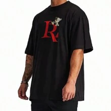 Playera para hombre Oversize Soul Freak Colección Luis R - Negro - Ver 3