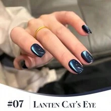 春夏秋冬銅鏡琥珀貓眼指甲油8件組，15ML高級感瓶身，2026熱門8色，亮眼玻璃珠水晶貓眼指甲油，磁粉細膩好吸收 - 彩色 - 查看 19