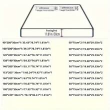 3 件套 100% 涤纶印花超细纤维床上用品套装，亲肤柔软卧室/酒店，包含 1 个床笠 + 2 个枕套（不含枕头）