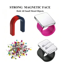 4把塑料发梳，适用于浓密/卷曲/稀疏/长/短发，男女通用，适合沙龙和家庭使用。磁性搭扣腕带，铁质吸盘发夹，缝纫用品，金属发夹造型工具梳，防静电发梳，美发造型工具，发饰