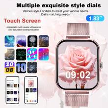 LOMAXFR Reloj inteligente, llamadas/marcación inalámbrica, modo multideportivo, recordatorio y rechazo de llamadas, recordatorio de información, recordatorio de SMS, regalos navideños, regalos de cumpleaños