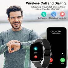 LOMAXFR Reloj inteligente, llamadas/marcación inalámbrica, modo multideportivo, recordatorio y rechazo de llamadas, recordatorio de información, recordatorio de SMS, regalos navideños, regalos de cumpleaños
