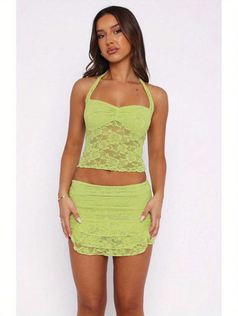 Ladies' Summer Sexy Hot Refreshing Camisole - Green - View 1