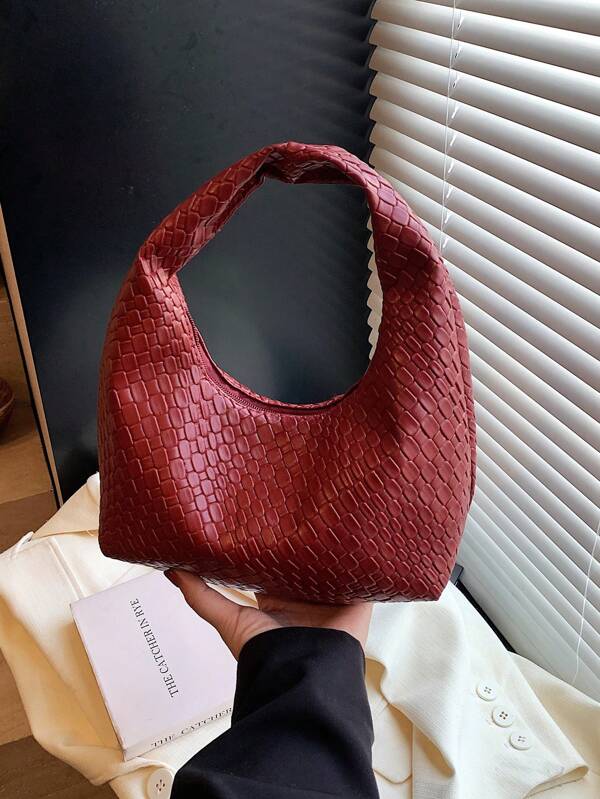 New Luxury Elegant Crocodile Print Handbag For Women