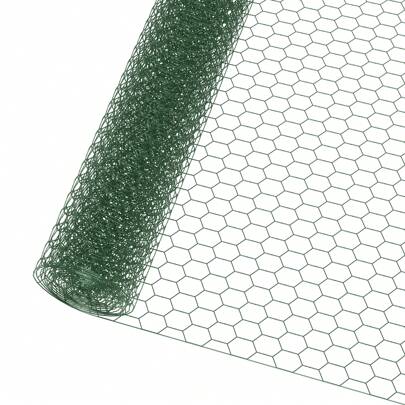 Hengmei Maschendrahtzaun 20/35/52m Absperrzaun Bauzaun Begrenzungszaun Nutztierzäune Sechseckgeflecht Verzinkt Hühnerzaun Drahtzaun Kaninchendraht Hasengitter 100cm Hoch