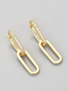 ESBERRY 1 par de elegantes pendientes de aro de plata de ley 925 de 12 mm, estilo minimalista, adecuados para aniversario de mujer, regalo de cumpleaños de novia, uso diario y para citas, joyería exquisita - pendientes - Ver 5
