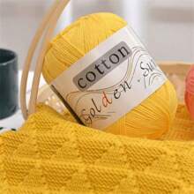 6pcs/Bundle Yarn, 50g, 120m (4727.4in), Suitable For Knitting Sweaters, Blankets, Hats, Socks, Scarves, Crochet Shoes, Bags - White
