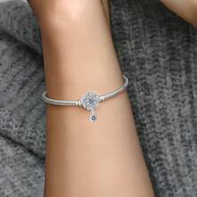 Sunflower Snake Bone Chain Sterling Silver DIY Pendant Beads Production Valentines - Sunflower DIY Basic Bracelet - View 3