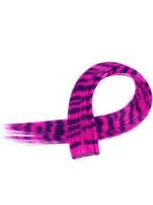 Synthetic Feather Hair Extensions Colorful Wig Clip In One Wig For Women Cosplay Party Y2K Style Good For Newbie Christmas Gift - Multicolor - View 16