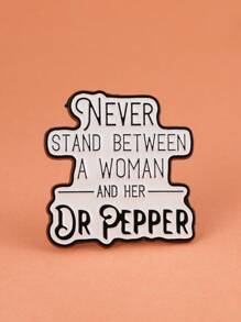 1pc Humorous Quotes Brooch Enamel Badge Casual Style Backpack Lapel Pin - BR182 - View 7