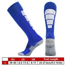 1 Paar dick gepolsterte Terry Hohe Fußball/Fußball Socken, Unisex Sport Socken für Aktivitäten wie Fechten, Reiten, Golf, American Football, Baseball, Skifahren