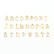 1件简约时尚水晶蝴蝶结字母不锈钢金色唇链手链，女士款 - 款式2 - 查看 4