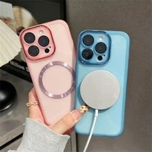 Full Coverage Luxury Phone Case Compatible With Samsung Galaxy S24, S24 Plus/S24+, S24 Ultra, S24 FE, S921B, S9268, S9288, 218. Fashionable Magnetic Electroplated TPU Soft Full Body Protective Phone Case Compatible With Iphone 11/11 Pro/11 Pro Max, 12/12 Pro/12 Pro Max, 13/13 Pro/13 Pro Max, 14/14 Pro/14 Pro Max, 15/15 Pro/15 Pro Max, 16/16 Pro/16 Pro Max