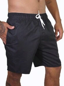 Men's Thick Tactel Shorts Mauricinho Surf Beach Quick Dry Gym Training - màu đen - Xem 1
