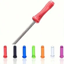 10pcs Random Color Durable Aluminum Bicycle Brake Cable End Caps - Improve Cycling And Performance - Multicolor - View 6