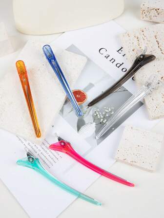 10 pièces Pince à cheveux en métal transparent avec cristal, sans trace sur le front, pince à frange, pince à bouche longue colorée, pince de salon, pince de distribution, pince crocodile pour usage quotidien, convient pour les voyages en famille, les fêtes, les cadeaux, etc. Outils capillaires, produits et accessoires capillaires pour les essentiels de beauté et de voyage du salon de coiffure, la rentrée scolaire, les vacances, brosse de coiffure, accessoires de barbier, sèche-cheveux, cheveux, barbier, sèche-cheveux, brosse à cheveux bouclés, équipement de coiffure, essentiels de voyage, coiffure, coiffure, cheveux, voyage, produits capillaires, outils capillaires, accessoires capillaires, barbier, accessoires de barbier, salon de coiffure, équipement de coiffure