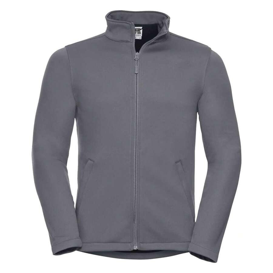 Russell Europe Mens Smart Softs Jacket (Convoy Grey) - 100% Polyester - Grey - View 1