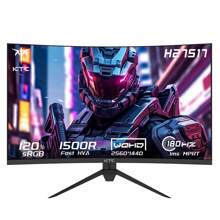 KTC Curved Gaming Monitor 27 Inch, 170Hz, QHD 2K 1440p 2560 X 1440, 1ms, HDR10, Freesync & G-Sync, VA 1500R Frameless Monitors, 120% SRGB, Blue Light Reduction PC Display, DP, H27S17 - 黑色 - 查看 2