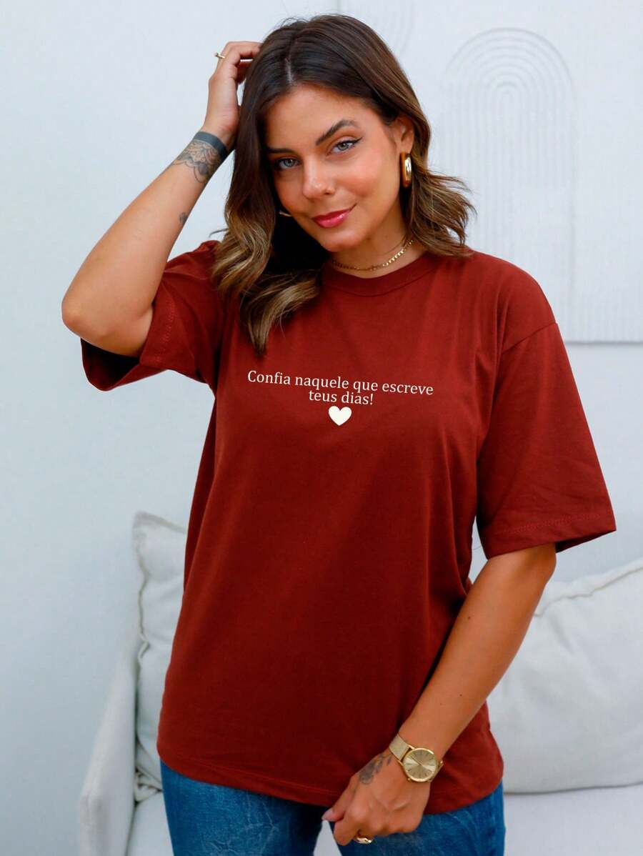 Women's Oversized Blouse Trust The One Who Writes Your Days - C32
