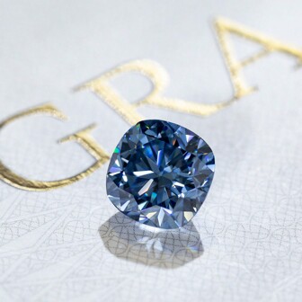 1pc Super White D-Color Moissanite Cushion Cut Loose Stone, VVS Clarity, Suitable For Jewelry Setting, Wholesale Price