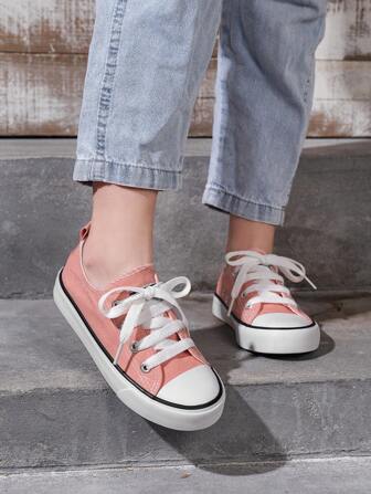 Oddychające, niskie, codzienne buty sportowe, buty płócienne unisex dla uczniów, wiosenne trampki sportowe dla dzieci