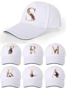 Baseball Cap, Letter Printed Vintage Trucker Hat, Snapback Cap, Suitable For Casual Outdoor Activities And Sun Protection, Spring & Autumn Travel Beach Vacation Valentines