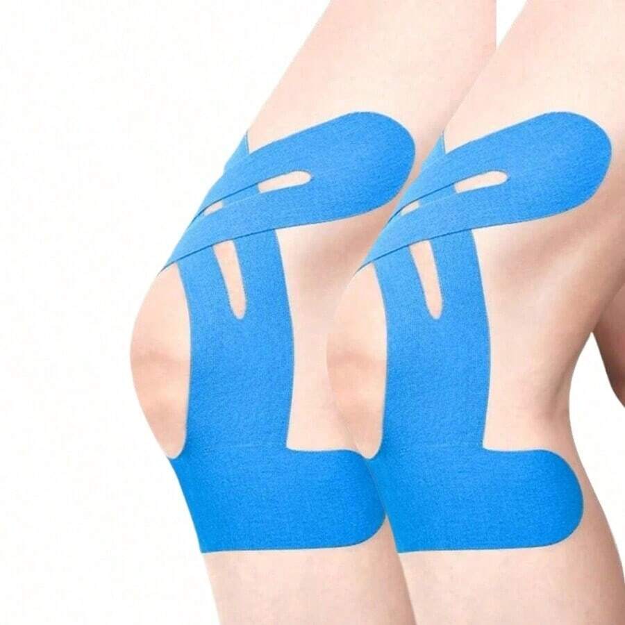1 Pair Knee Muscle Taping, Pre-Cut Muscle Tape For Professional Sports Athletes, Running, Meniscus Support - Multicolor - View 1