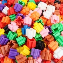 Variable Block Diamond Building Blocks Set - Colored Plastic Building Toys, Tandem Diamond Building Blocks Toys, Assembly Models, Fun Variable Block Diamond Insert Blocks - Multicolor - View 7