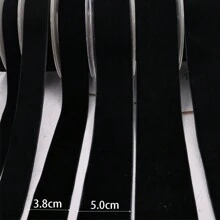 1pc 4.57m Long Olive Green Single-Sided Non-Elastic Colored Flocked Ribbon, Swan Flocked Ribbon, Flocking Satin Ribbon, Bowknot Diy Clothing (Length May Have Deviation Due To Manual Measurement)