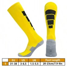1 Paar dick gepolsterte Terry Hohe Fußball/Fußball Socken, Unisex Sport Socken für Aktivitäten wie Fechten, Reiten, Golf, American Football, Baseball, Skifahren