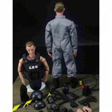 12" Action Figures Toy 1:6 Stand Bendable Soldier Figure Model Toys - Desert Camouflage - View 10