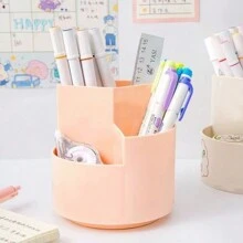 Sanrio 1 pezzo supporto portapenne Sanrio rotante a 360 gradi, scatola porta cancelleria multifunzione per scrivania con grande capacità per studenti