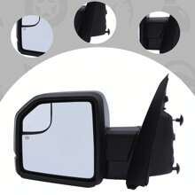 XIANXUS For F Ord F-150 2015-2018 Left LH Side - Black Adjustable Side View Mirror USA